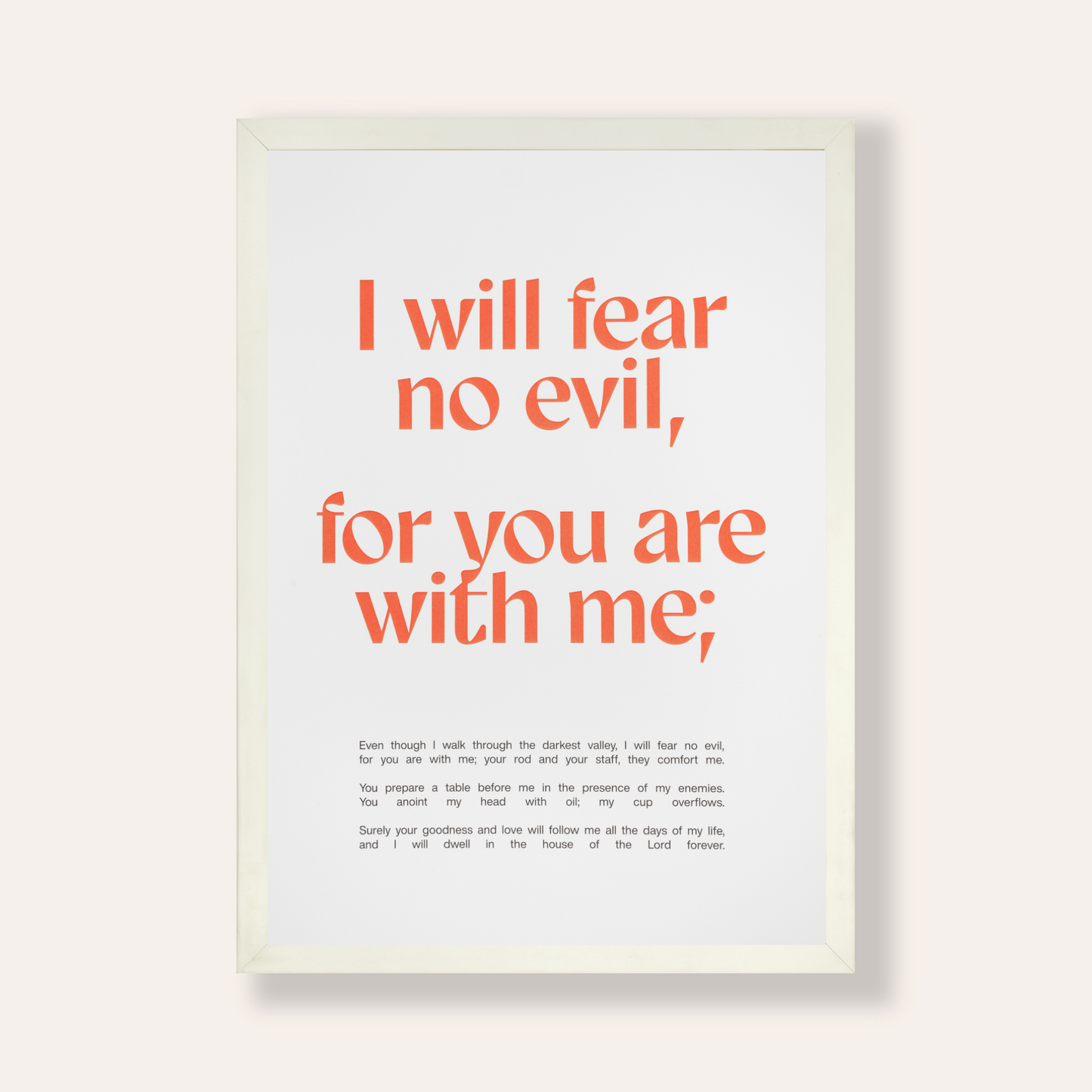 Psalm 23 Wall Print