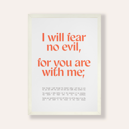 Psalm 23 Framed Print
