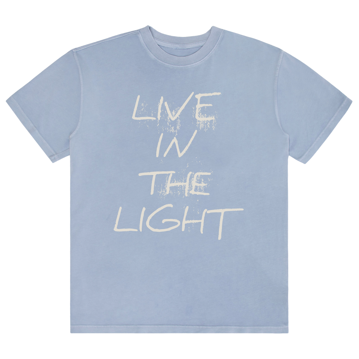 LIVE IN THE LIGHT TEE - Arctic Blue