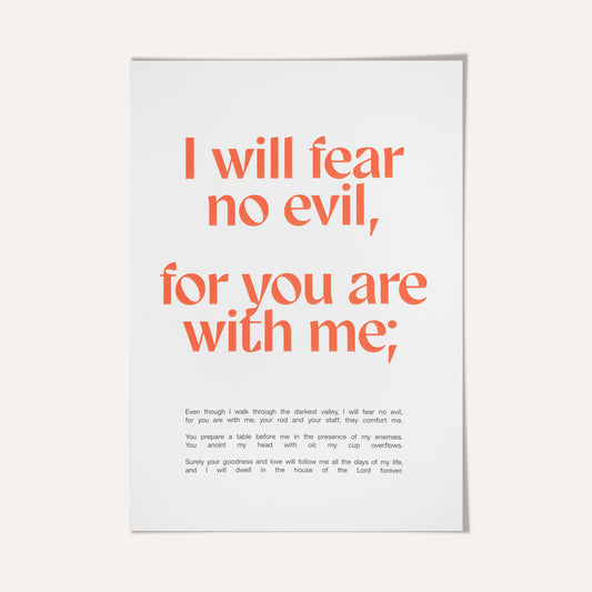 Psalm 23 Wall Print